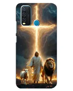 Чехол для Vivo Y30 с картинкой «Лев Иуды и Свет» Чехол для Vivo Y30 с картинкой «Лев Иуды и Свет»