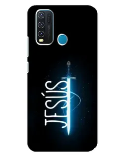 Чехол для Vivo Y30 с картинкой «Меч Духа Jesus»