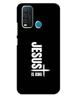 Чехол для Vivo Y30 с картинкой «Вертикаль веры Jesus»