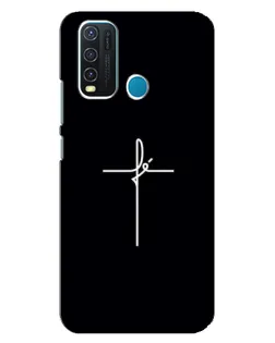 Чехол для Vivo Y30 с картинкой «Тонкий крест» Чехол для Vivo Y30 с картинкой «Тонкий крест»