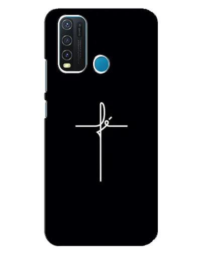 Чехол для Vivo Y30 с картинкой «Тонкий крест» Чехол для Vivo Y30 с картинкой «Тонкий крест»