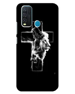 Чехол для Vivo Y30 с картинкой «Сияющий крест Jesus» Чехол для Vivo Y30 с картинкой «Сияющий крест Jesus»