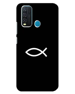 Чехол для Vivo Y30 с картинкой «Символ рыбы Jesus» Чехол для Vivo Y30 с картинкой «Символ рыбы Jesus»