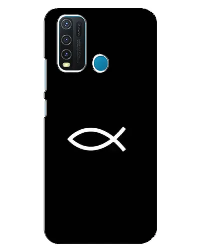 Чехол для Vivo Y30 с картинкой «Символ рыбы Jesus» Чехол для Vivo Y30 с картинкой «Символ рыбы Jesus»