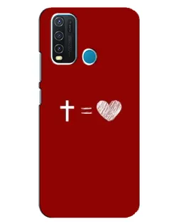 Чехол для Vivo Y30 с картинкой «Уравнение любви» Чехол для Vivo Y30 с картинкой «Уравнение любви»