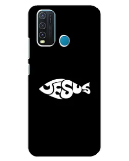 Чехол для Vivo Y30 с картинкой «Рыба Jesus» Чехол для Vivo Y30 с картинкой «Рыба Jesus»