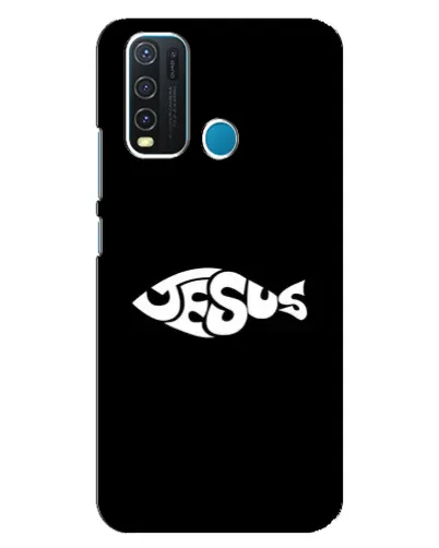 Чехол для Vivo Y30 с картинкой «Рыба Jesus» Чехол для Vivo Y30 с картинкой «Рыба Jesus»