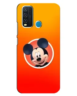Чехол для Vivo Y30 с картинкой «Mickey в круге»