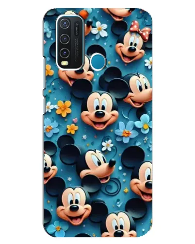 Чехол для Vivo Y30 с картинкой «Паттерн Микки и Минни» Чехол для Vivo Y30 с картинкой «Паттерн Микки и Минни»
