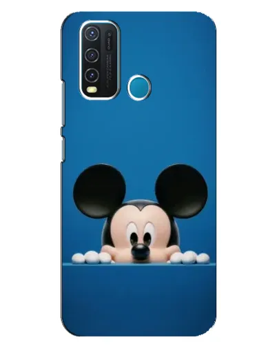 Чехол для Vivo Y30 с картинкой «Микки выглядывает» Чехол для Vivo Y30 с картинкой «Микки выглядывает»