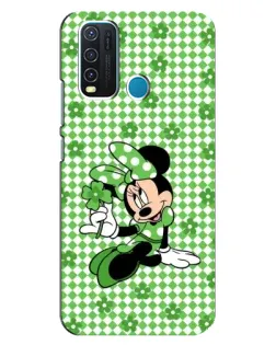 Чехол для Vivo Y30 с картинкой «Mickey в клетку»