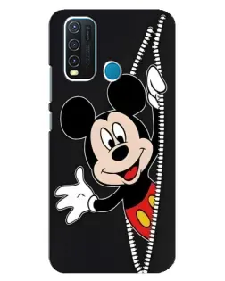 Чехол для Vivo Y30 с картинкой «Микки раздвигает стены»