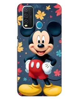 Чехол для Vivo Y30 с картинкой «Осенний Mickey Mouse»