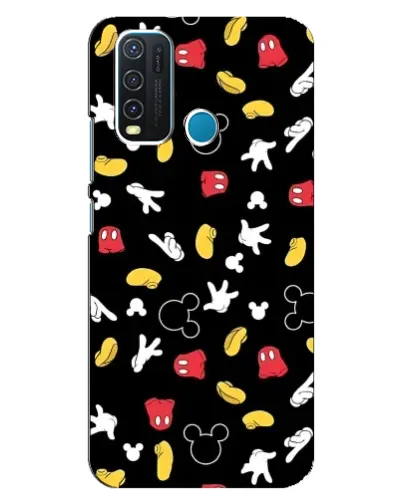 Чехол для Vivo Y30 с картинкой «Графический принт лапок» Чехол для Vivo Y30 с картинкой «Графический принт лапок»