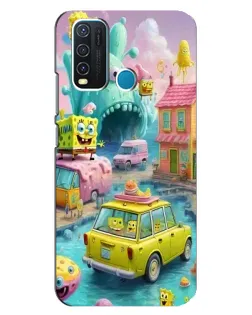Чехол для Vivo Y30 с картинкой «Монстр-трак приключения»