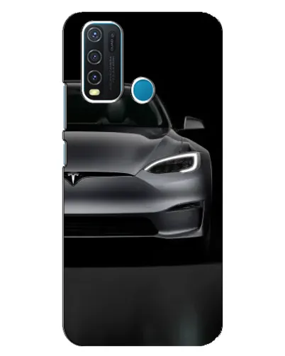 Чехол для Vivo Y30 с картинкой «Tesla Model S Look» Чехол для Vivo Y30 с картинкой «Tesla Model S Look»