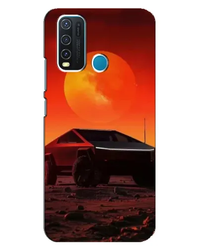 Чехол для Vivo Y30 с картинкой «Cybertruck на Марсе» Чехол для Vivo Y30 с картинкой «Cybertruck на Марсе»