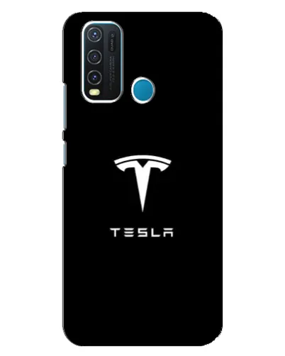 Чехол для Vivo Y30 с картинкой «Tesla White Logo» Чехол для Vivo Y30 с картинкой «Tesla White Logo»