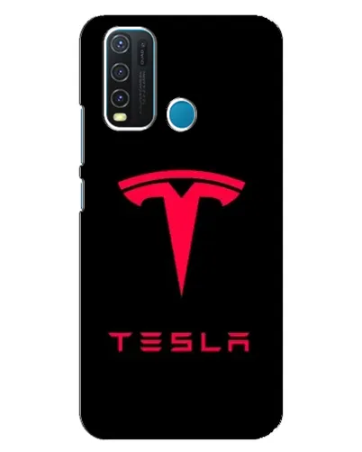Чехол для Vivo Y30 с картинкой «Tesla Red Logo» Чехол для Vivo Y30 с картинкой «Tesla Red Logo»
