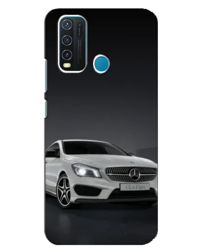 Чехол для Vivo Y30 с картинкой «Mercedes AMG GT Silver»