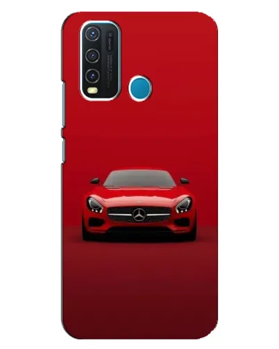 Чехол для Vivo Y30 с картинкой «Красный Mercedes AMG»