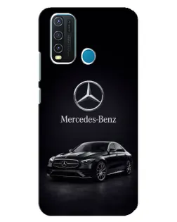 Чехол для Vivo Y30 с картинкой «Mercedes — решетка радиатора»
