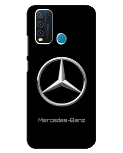 Чехол для Vivo Y30 с картинкой «Mercedes Silver Logo»