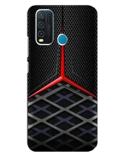 Чехол для Vivo Y30 с картинкой «Mercedes Carbon Grid»