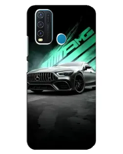 Чехол для Vivo Y30 с картинкой «Темный Mercedes AMG»