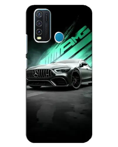 Чехол для Vivo Y30 с картинкой «Темный Mercedes AMG»