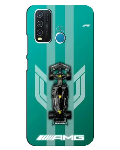 Чехол для Vivo Y30 с картинкой «Mercedes AMG Petronas»