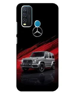 Чехол для Vivo Y30 с картинкой «Mercedes G-Class красный»