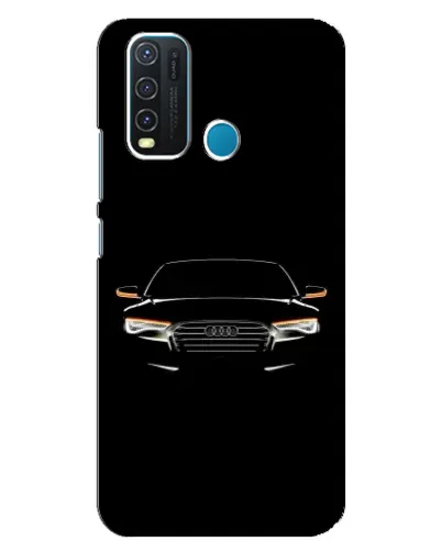 Чехол для Vivo Y30 с картинкой «Audi — ночной контур»
