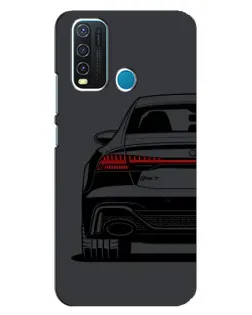 Чехол для Vivo Y30 с картинкой «Задняя часть Audi — арт»