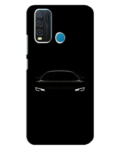 Чехол для Vivo Y30 с картинкой «Взгляд Audi в темноте»