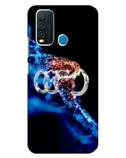 Чехол для Vivo Y30 с картинкой «Энергия лого Audi»