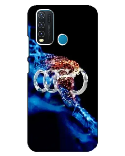 Чехол для Vivo Y30 с картинкой «Энергия лого Audi»