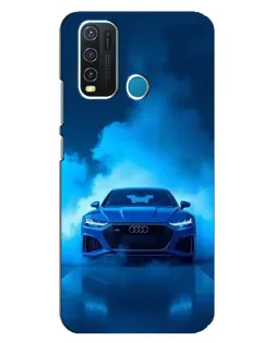 Чехол для Vivo Y30 с картинкой «Audi — голубая энергия»