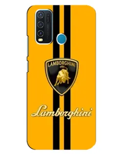 Чехол для Vivo Y30 с картинкой «Lamborghini Stripe желтый» Чехол для Vivo Y30 с картинкой «Lamborghini Stripe желтый»