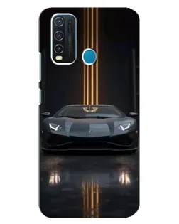 Чехол для Vivo Y30 с картинкой «Lamborghini золотые линии» Чехол для Vivo Y30 с картинкой «Lamborghini золотые линии»