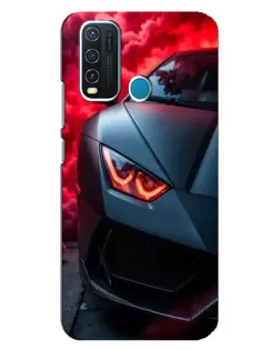 Чехол для Vivo Y30 с картинкой «Lamborghini красное сияние» Чехол для Vivo Y30 с картинкой «Lamborghini красное сияние»