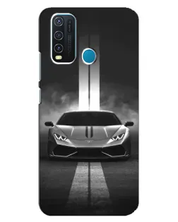Чехол для Vivo Y30 с картинкой «Lamborghini симметрия дорог» Чехол для Vivo Y30 с картинкой «Lamborghini симметрия дорог»