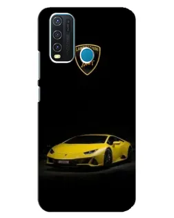 Чехол для Vivo Y30 с картинкой «Lamborghini желтый акцент» Чехол для Vivo Y30 с картинкой «Lamborghini желтый акцент»