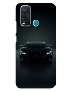 Чехол для Vivo Y30 с картинкой «Черный Lamborghini Aventador» Чехол для Vivo Y30 с картинкой «Черный Lamborghini Aventador»