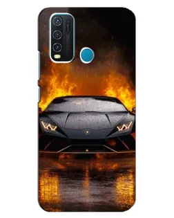 Чехол для Vivo Y30 с картинкой «Lamborghini в огне» Чехол для Vivo Y30 с картинкой «Lamborghini в огне»