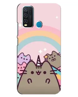 Чехол для Vivo Y30 с картинкой «Единорог Pusheen» Чехол для Vivo Y30 с картинкой «Единорог Pusheen»