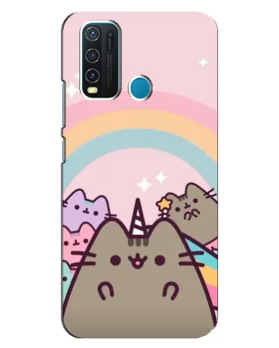 Чехол для Vivo Y30 с картинкой «Единорог Pusheen» Чехол для Vivo Y30 с картинкой «Единорог Pusheen»
