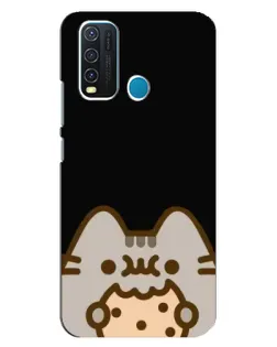 Чехол для Vivo Y30 с картинкой «Пушин на черном» Чехол для Vivo Y30 с картинкой «Пушин на черном»