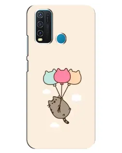 Чехол для Vivo Y30 с картинкой «Пушин на шариках» Чехол для Vivo Y30 с картинкой «Пушин на шариках»