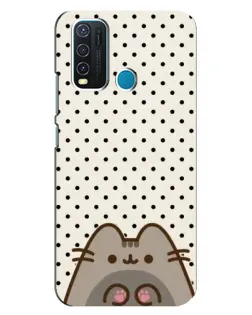 Чехол для Vivo Y30 с картинкой «Пушин в горошек» Чехол для Vivo Y30 с картинкой «Пушин в горошек»